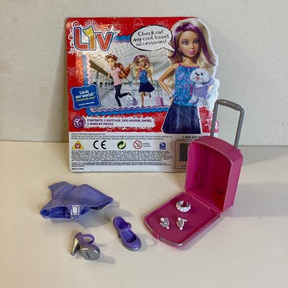 Spin Master 12" LIV Doll Travel Accessory Set (2009) Complete EUC - Picture 2 of 2